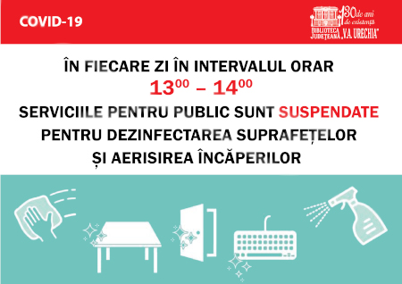 Suspendare pentru dezinfectare