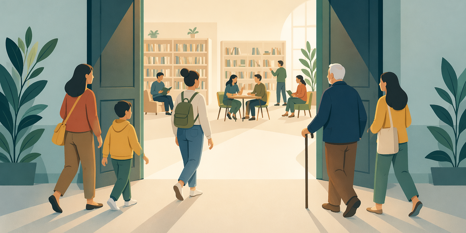 Porți deschise la Bibliotecă